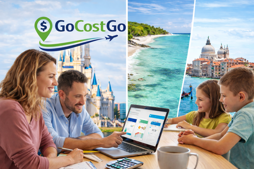 Travel cost comparison for family vacations and destinations worldwide
